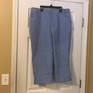 Baby Blue Capris